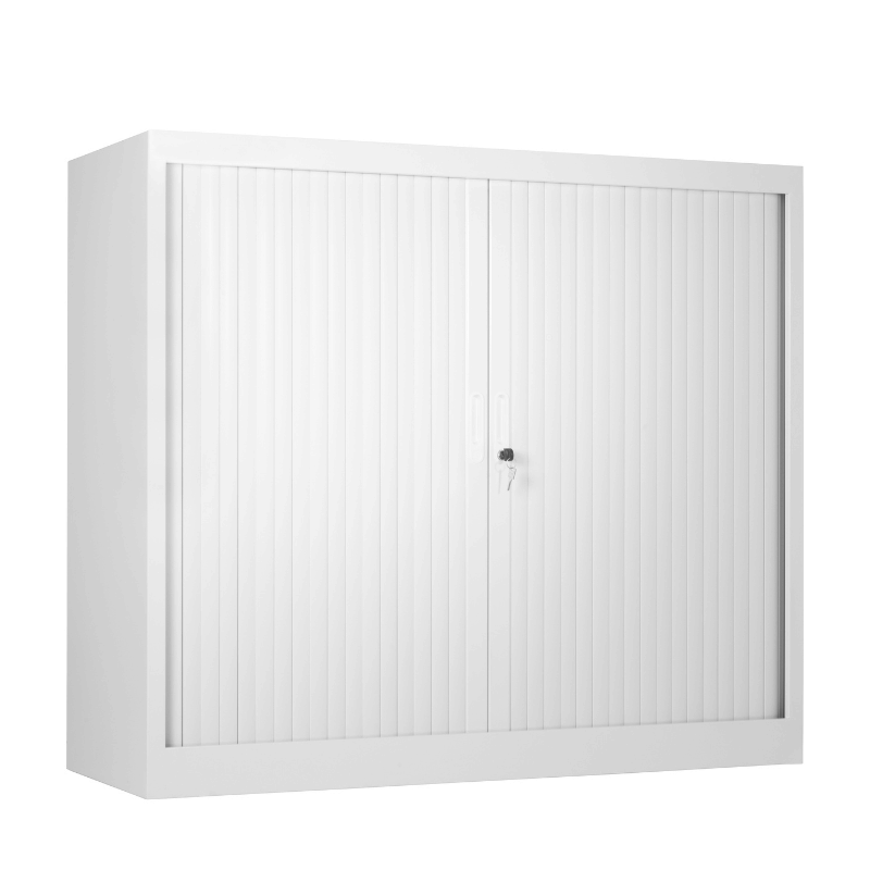 Roldeurkast 105x120 cm wit