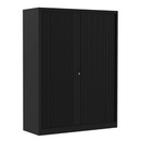 Roldeurkast FLR 160 cm zwart