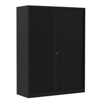 Roldeurkast FLR 160 cm zwart