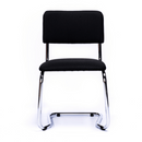 Zwarte conferentiestoel