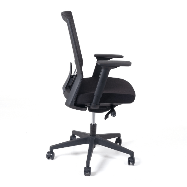 Zijaanzicht bureaustoel Donk