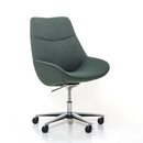 Conferentiestoel Rien hoge rug mosgroen
