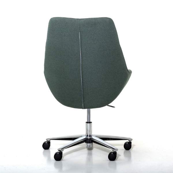 Mosgroene conferentiestoel Rien van Furniture Link