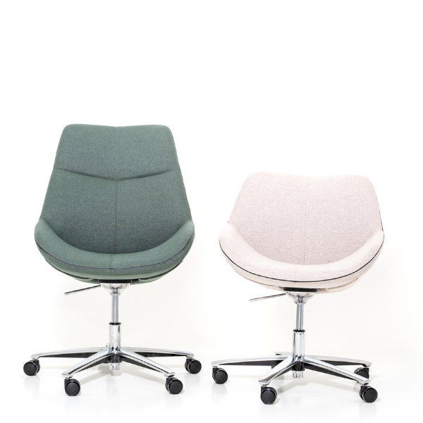 Rien conferentiestoelen met hoge en lage rug