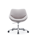 Rien lichtgrijze conferentiestoel