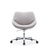 Rien lichtgrijze conferentiestoel