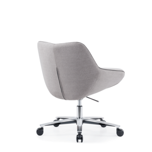 Rien conferentiestoel in lichtgrijze stof