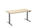 Bureau Flex 2 180x80 Aluminium/Ahorn