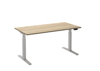 Bureau Flex 2 180x80 Wit/Eiken wit