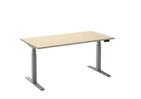Flex 2 bureau Furniture Link 200x80 cm Alu/ahorn