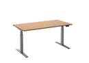 Flex 2 bureau Furniture Link 200x80 cm Alu/beuken