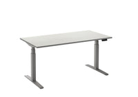 Flex 2 bureau Furniture Link 200x80 cm Alu/Wit