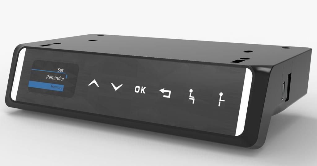 Bediening van duo-bureau