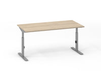 Move-t bureau 120x80 9006/Eiken wit