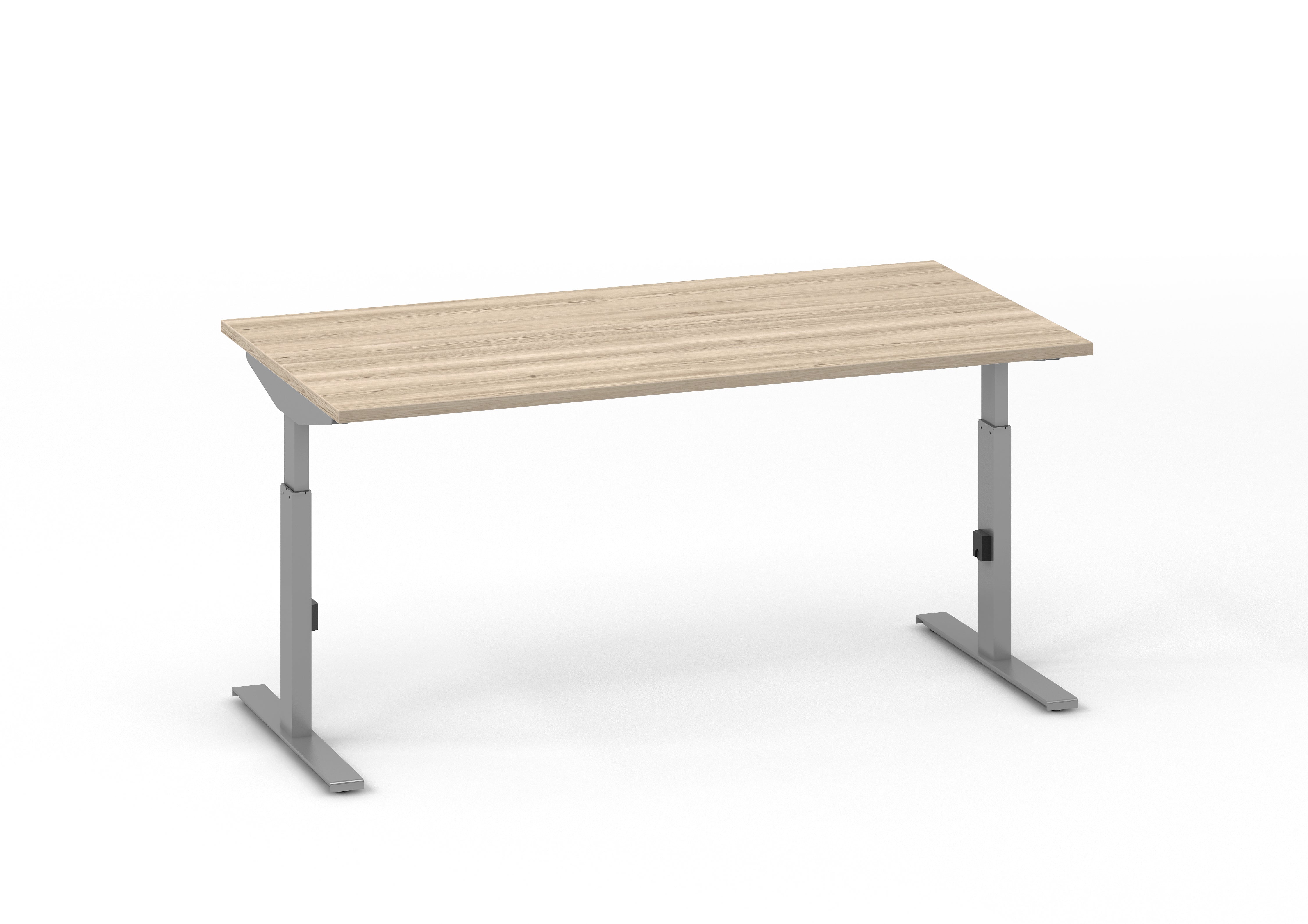 Move-t bureau 120x80 9006/Eiken wit