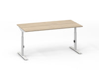 Move-t bureau 120x80 9010/Eiken wit