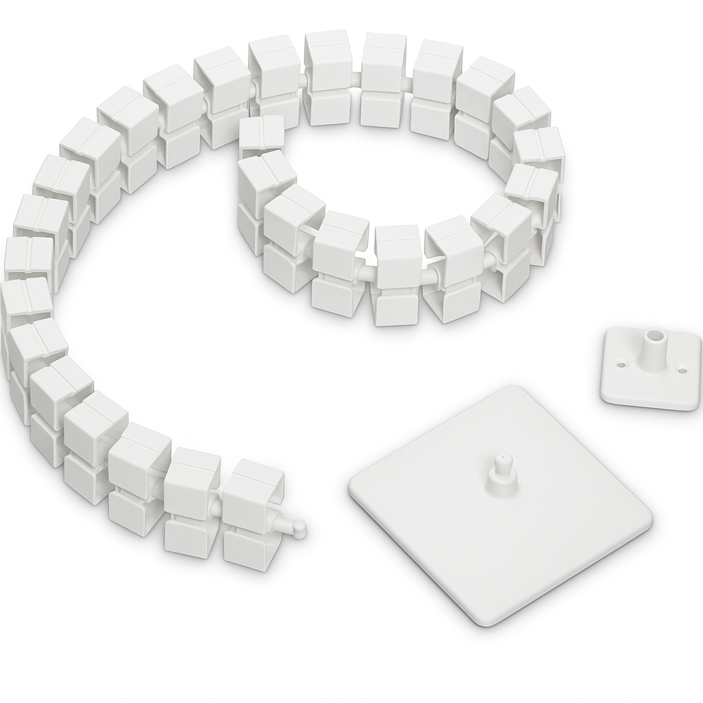 Kabelslang Filo rechthoekig 130 cm