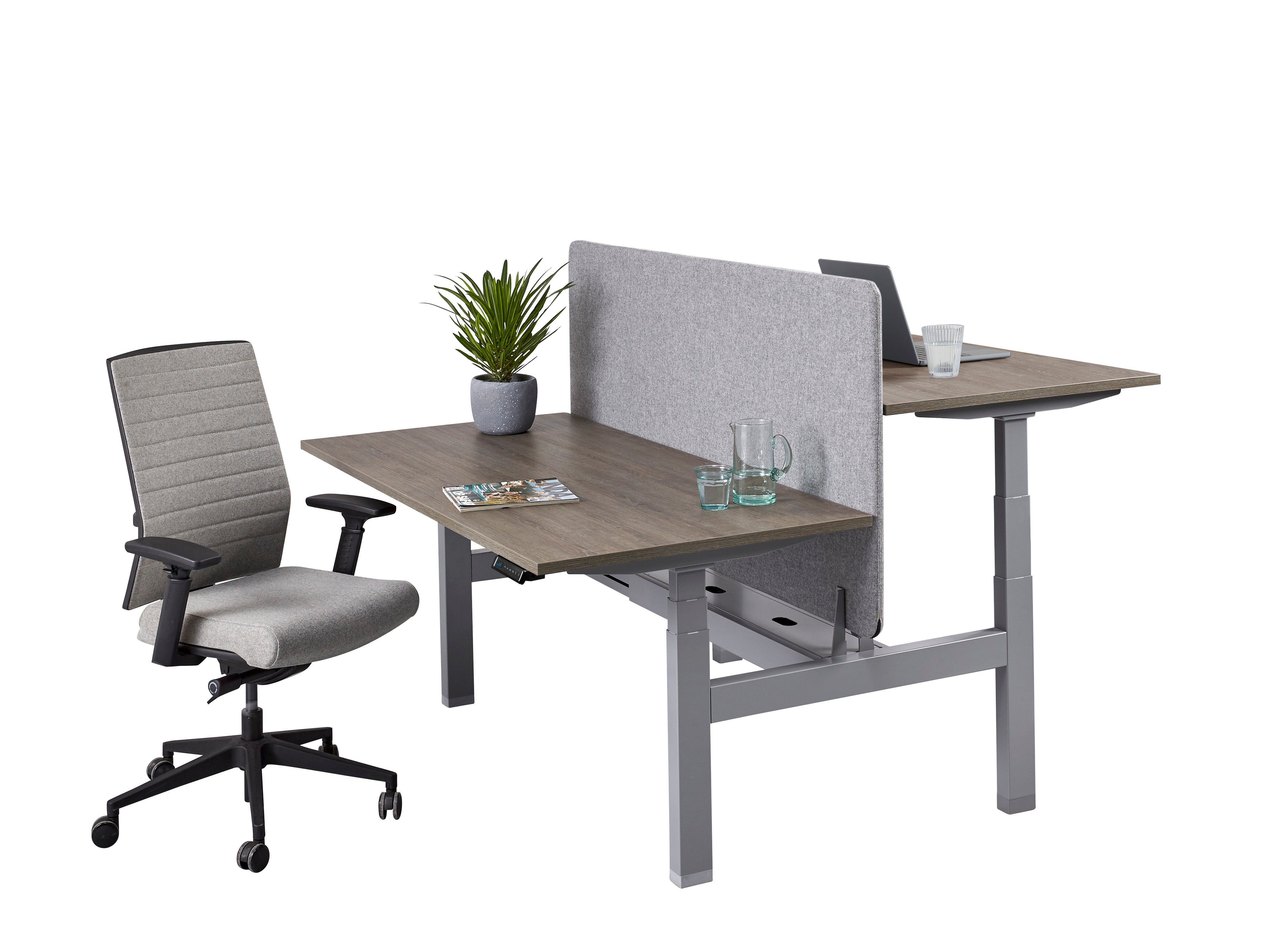 Duo-bureau Comfi Compleet 180x80 cm