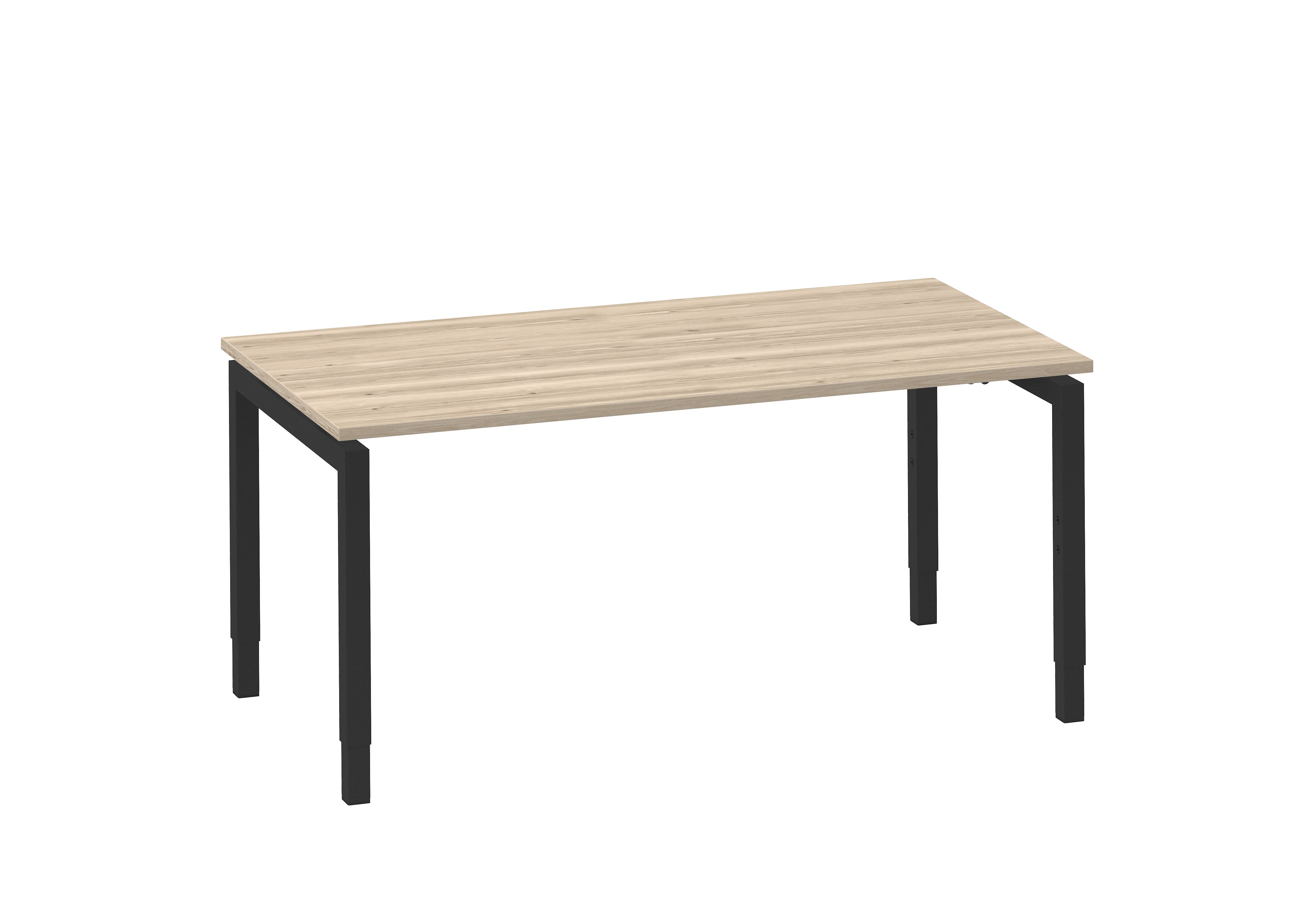 Vergadertafel Motive Zwart/Eiken wit