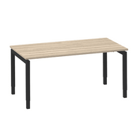 Move U bureau 120x80 cm rustiek eiken wit