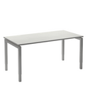 Move 4 bureau aluminium/wit