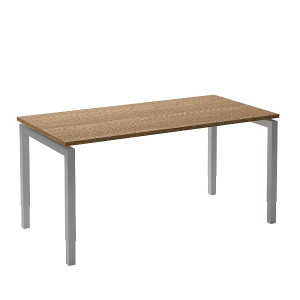 Move 4 burueau 120x80 wit/eiken tabak