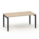 Bureau Move 4 140x80 zwart/eiken wit