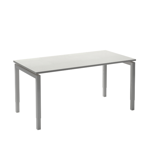 Bureau Move 4 (U-poot) 180x90 cm Wit/Wit