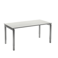 Bureau Move 4 200x80 cm Alu/Wit