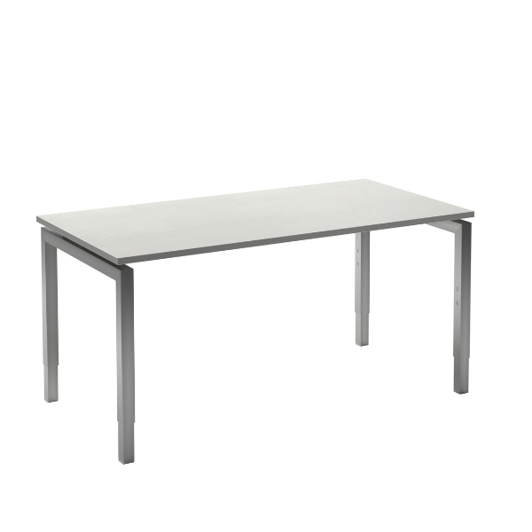 Bureau Move 4 200x80 cm Alu/Wit
