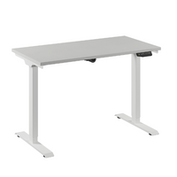Bureau Flex 1 elektrisch verstelbaar QA (1 motorig) 120x60 cm Wit/Wit