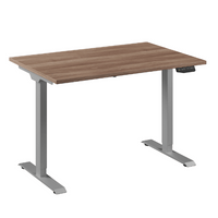 Flex 1 bureau Furniture Link 120x80 cm Aluminium/Havanna