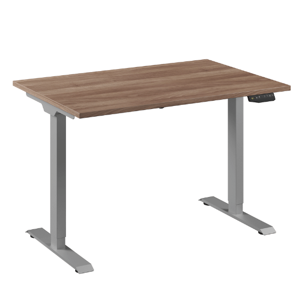 Flex 1 bureau Furniture Link 120x80 cm Aluminium/Havanna
