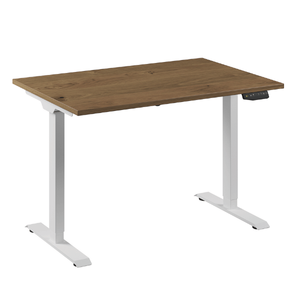 Bureau Flex 1 elektrisch verstelbaar QA (1 motorig) 120x80 cm Wit/Havanna