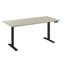 Flex 1 bureau Furniture Link zwart/ahorn