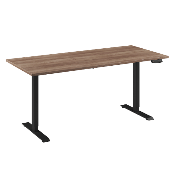 Flex 1 bureau Furniture Link zwart/havanna