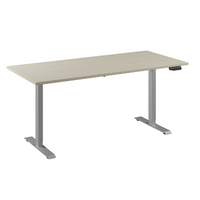 Flex 1 bureau Furniture Link aluminium/ahorn