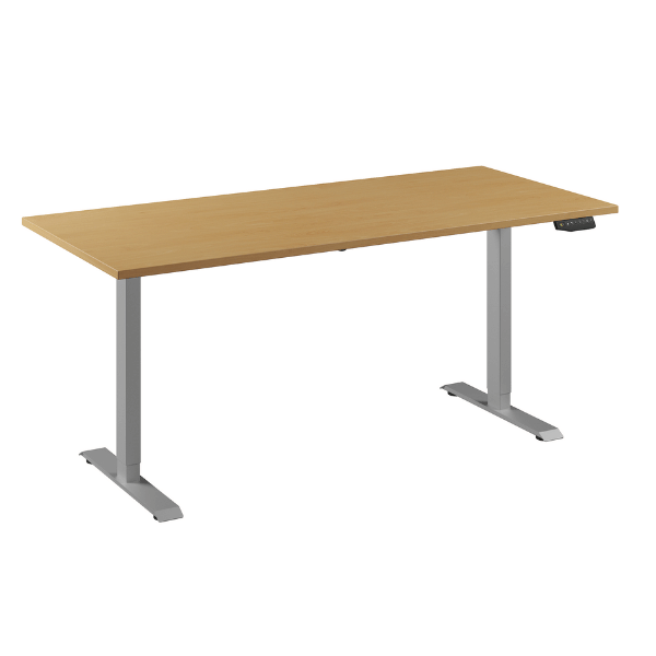 Flex 1 bureau Furniture Link aluminium/beuken