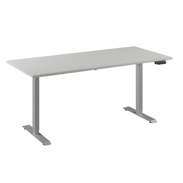 Flex 1 bureau Furniture Link aluminium/wit