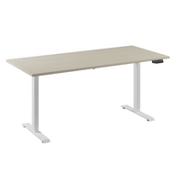 Flex 1 bureau 180x80 wit/ahorn