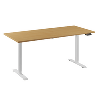 Flex 1 bureau 180x80 wit/beuken