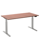 Elektrisch bureau Flex 2 Wit/havanna 120x80 cm