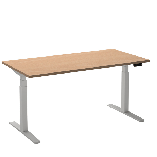 Bureau Flex 2 140x80 cm Wit/Beuken