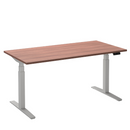 Flex 2 sta/zitbureau 160x80 cm Wit/Havanna