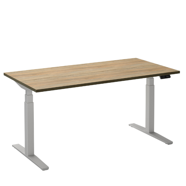 Flex 2 sta/zitbureau 160x80 cm Wit/Robson