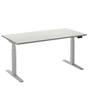 Flex 2 sta/zitbureau 160x80 cm Wit/Wit