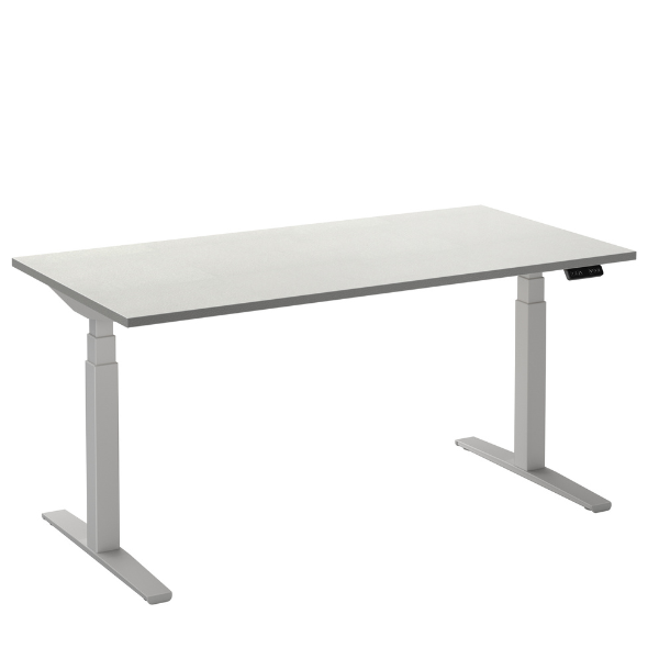 Flex 2 sta/zitbureau 160x80 cm Wit/Wit