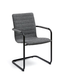 Deluxe vergaderstoel in grijs