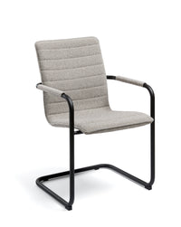 Deluxe vergaderstoel in lichtgrijs