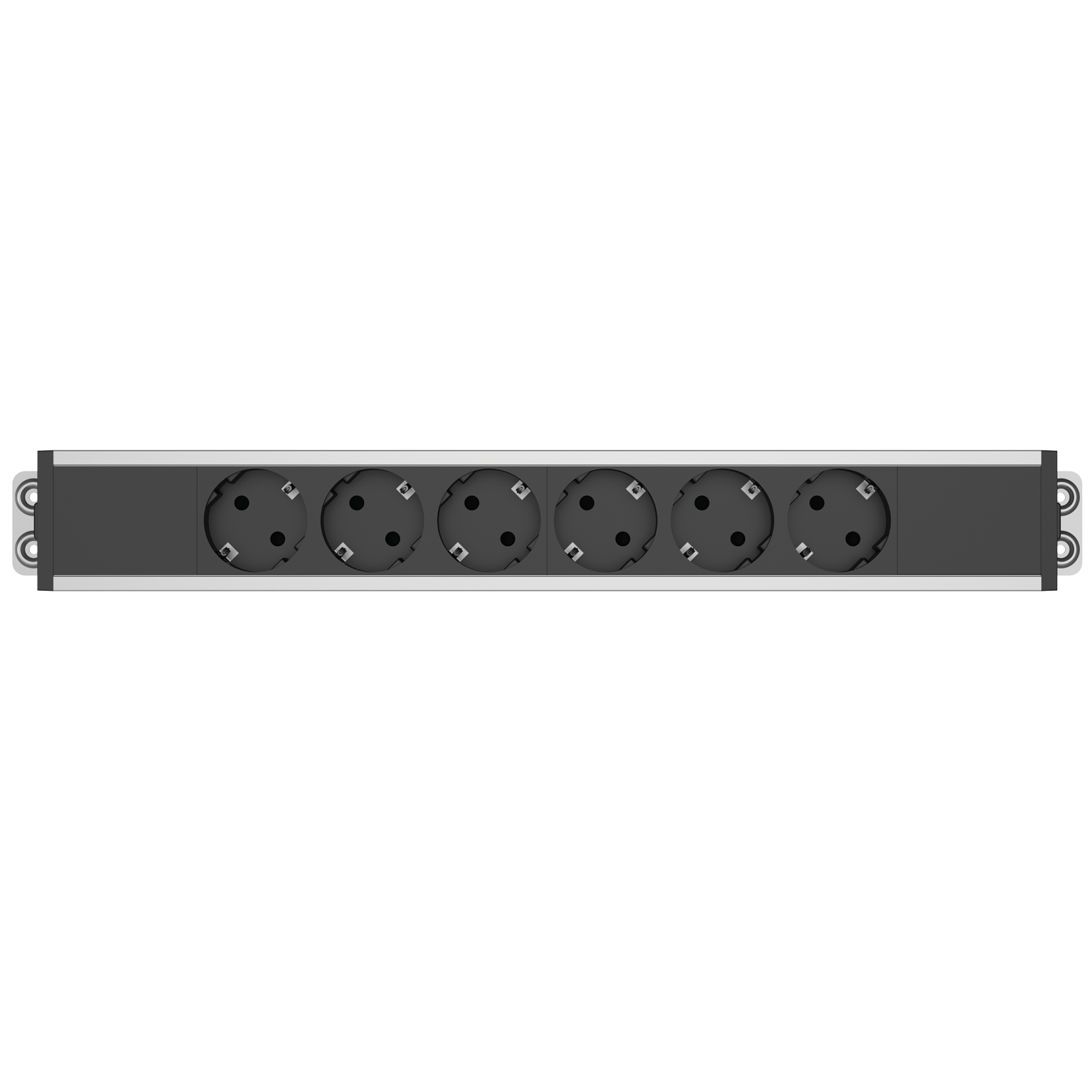 Powerunit Volt Zwart/Aluminium (6x 220V)